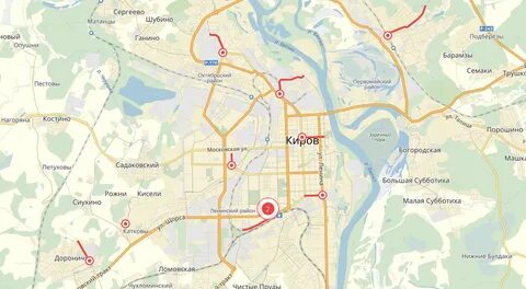 Карта киров кировская
