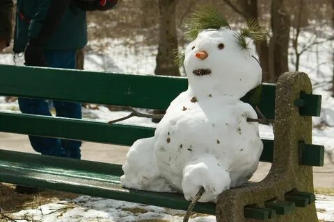 Building snowman