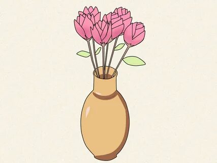 Как нарисовать вазу цвета
