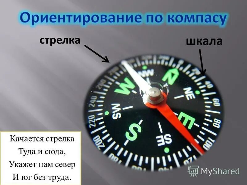 Как пользоваться компасом 2 класс окружающий мир. Ориентирование по компасу. Ориентир по компасу. Шкала компаса. Компас для ориентирования.