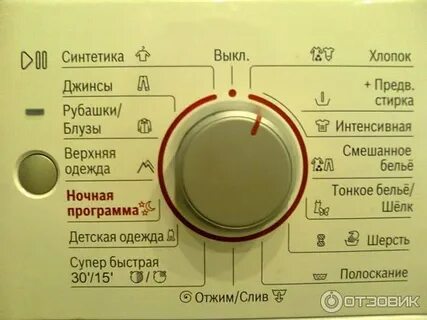 Время стирки бош