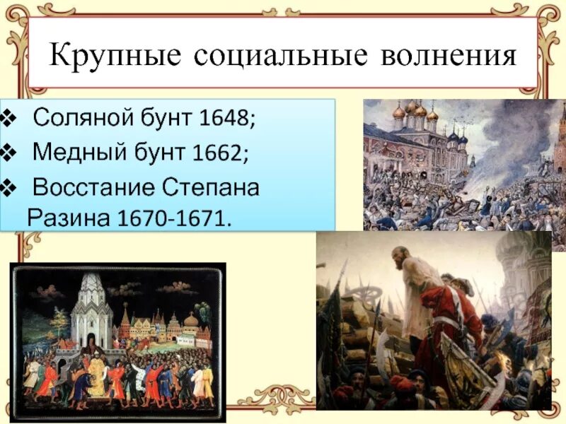 Установите соответствие между датой и событием 1648. Соляной бунт 1648 таблица. Соляной бунт 1648 ход. Соляной бунт в Москве 1648 Лисснер.