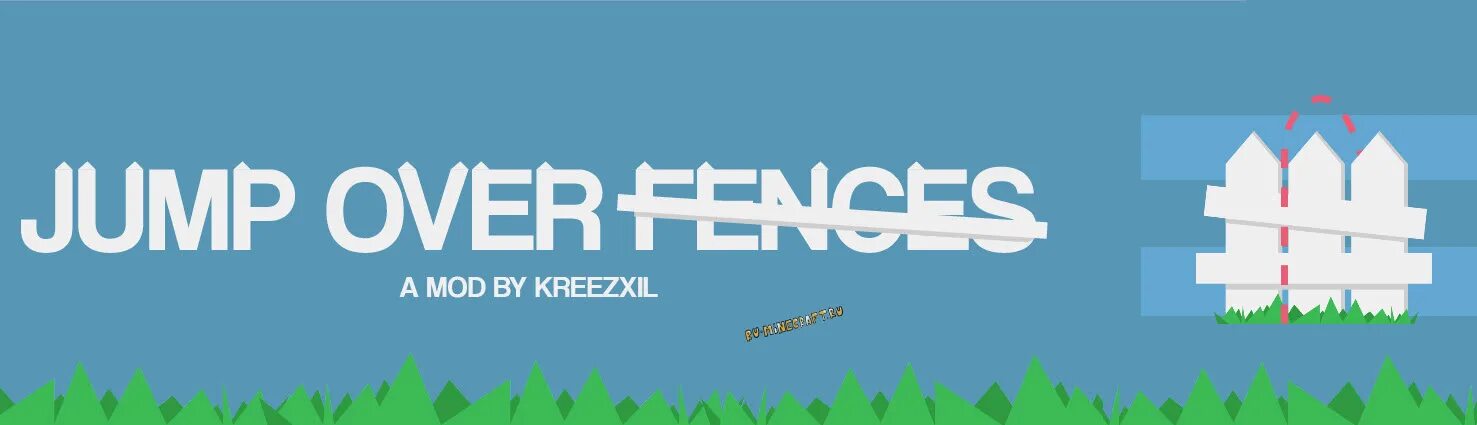 Jump over the fence. Jump over the fence
