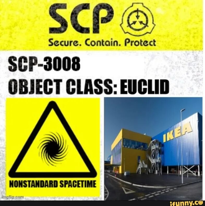 Сцп 3008. Постер SCP 3008. Икеа СКП 3008.