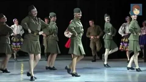 Танец под песни катюша