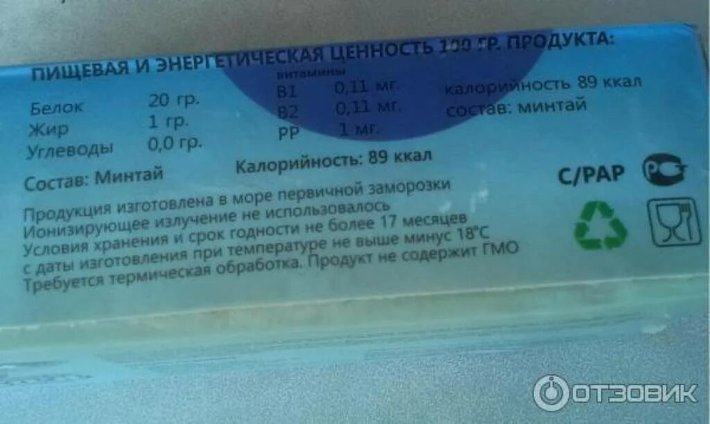 Минтай окпд