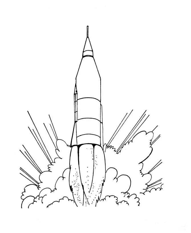 Рисунок ракеты ко дню космонавтики. Ракета раскраска. Ракета раскраска для детей. Раскраска ракета в космосе. Космическая ракета раскраска для детей.