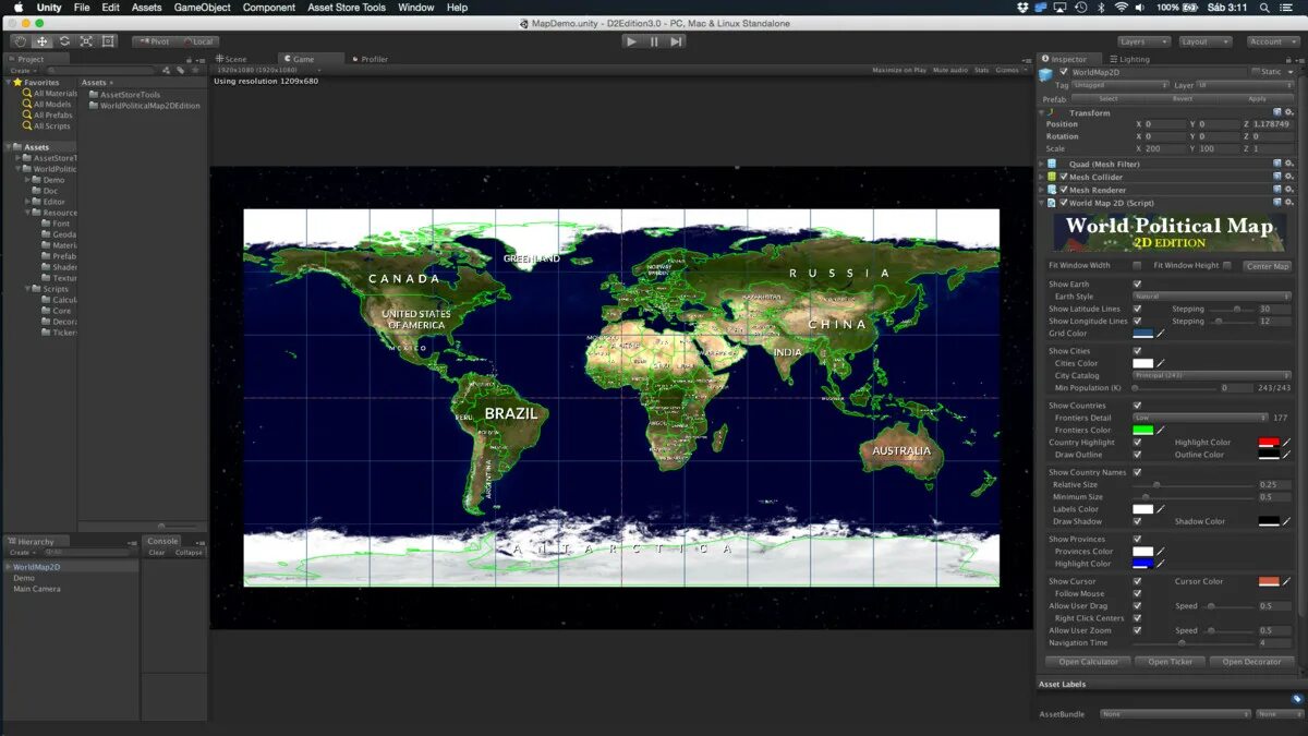 Map demo. Political Map 2d. Map 2. Unity большая карта.