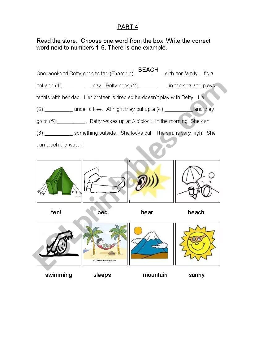 Reading part 4. Starters reading and writing part 4. starters exam reading part 4. cambridge english spelling exercises for kids. starters reading and writing, part 4 a word from the.