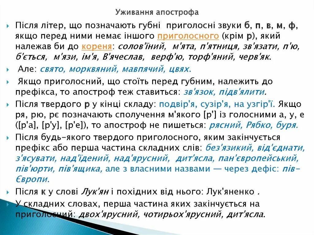 Правила вживання Апострофа. Апострофа в литературе. Написання Апострофа в українській мові. Апостроф після префіксів.