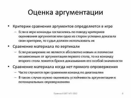 Формат правила
