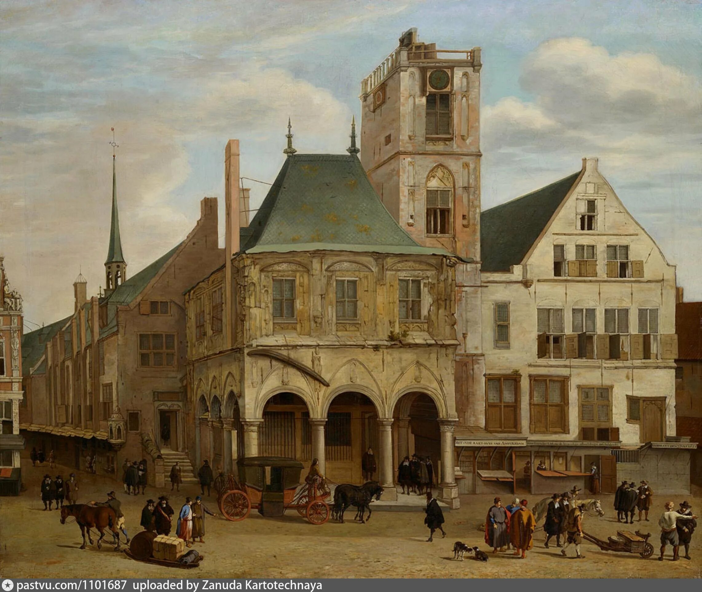 Сооружения нового времени. Амстердамская ратуша картины 17 века. Голландия 17 век архитектура.