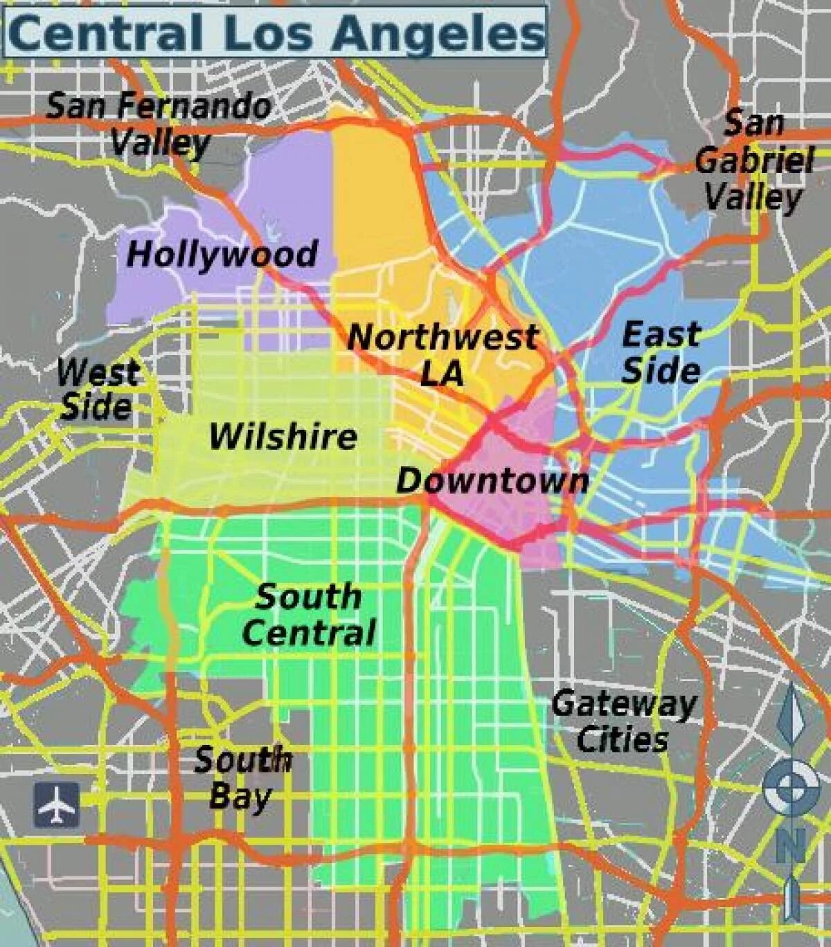 Los angeles 52 текст. Южный централ на карте Лос Анджелеса. Районы Лос Анджелеса на карте. Районы в Лос Анджелесе. Лос Анджелес Южный централ районы.