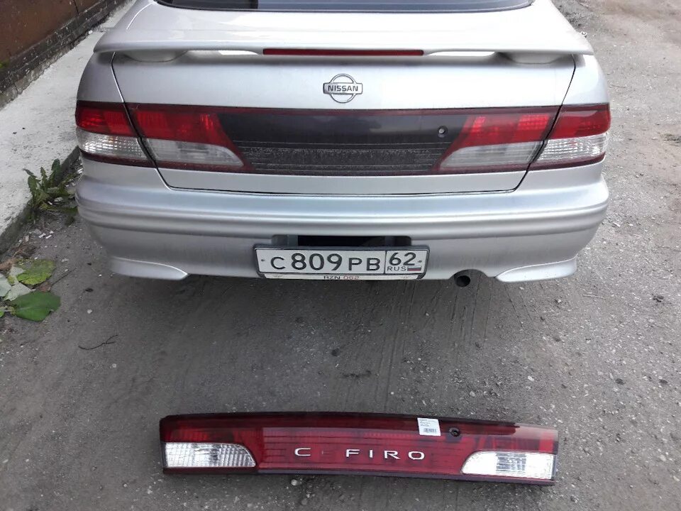 Тюнинг задней оптики: планка финал - Nissan Cefiro (A32), 2 л, 1997 года стайлин