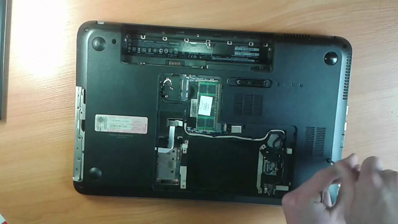 как разобрать ноутбук hp pavilion dv6 - YouTube