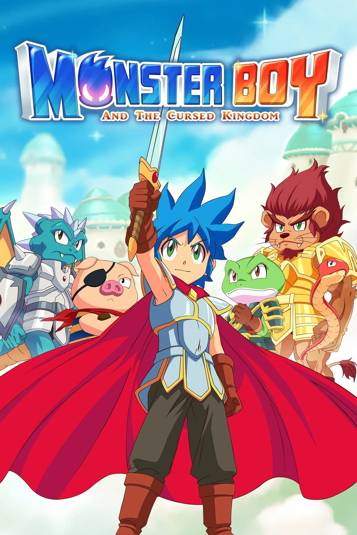 Monster boy cursed. Мальчик-монстр и проклятое королевство. monster boy and the cursed kingdom обложка. игра monster boy and the cursed kingdom. ps4 monster boy.