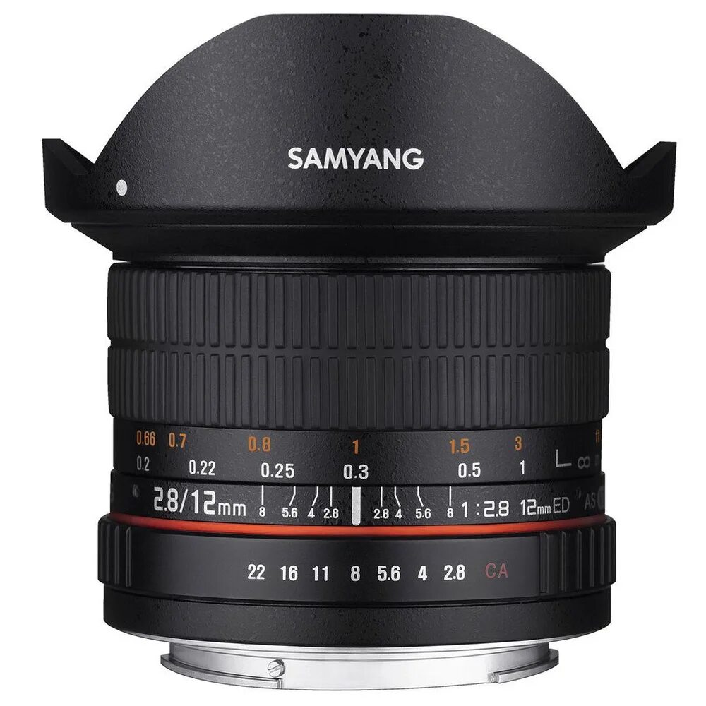 Samyang 12 mm f/2. Samyang 12mm f/2.8 ed as NCS Fish-Eye\. Объектив Samyang 12mm f/2.8 ed as NCS Fish-Eye Micro 4/3. Samyang 12mm f/2.8 ed as NCS Fisheye. Дешевые объективы