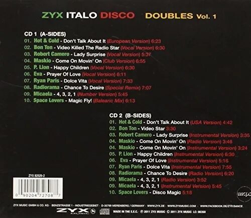 Italo Disco New Generation. Italo Disco Vol.1. New Italo Disco Forever. Various – ZYX Italo Disco Instrumental Hits. Zyx italo disco new generation vol 24