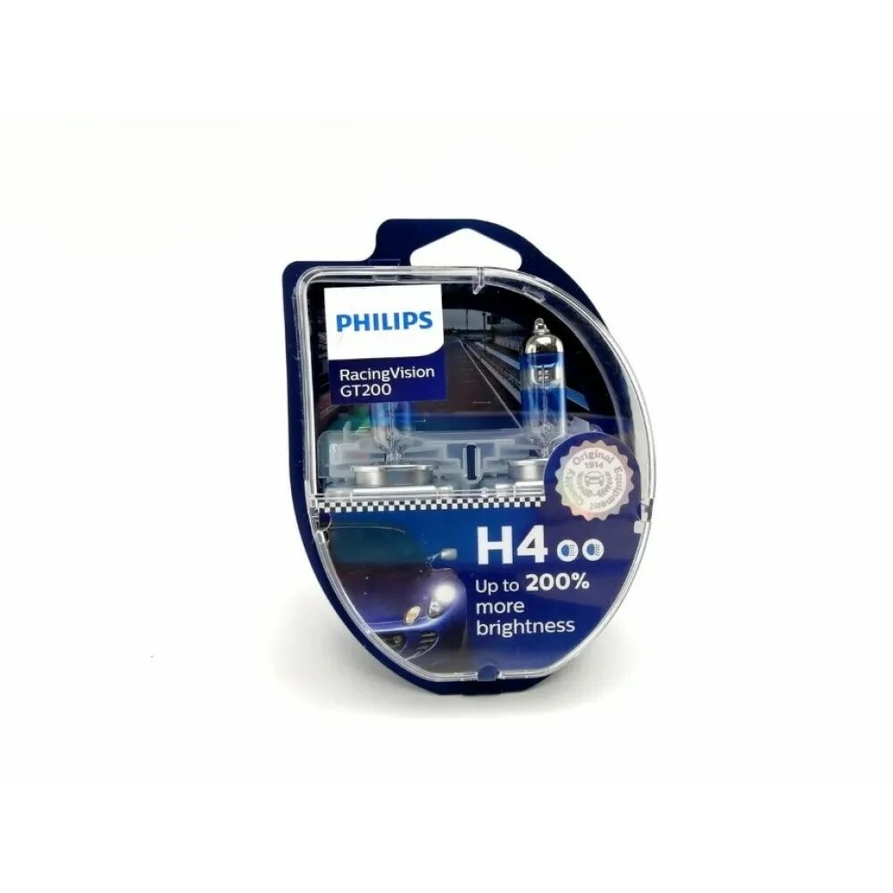 Филипс 200. Галогенная лампа Philips h4 60/55w 12v RACINGVISION +150 2шт 12342rgts2. Филипс h4 +200. Лампа h4 Philips Racing Vision +200% gt200 s2 60/55w к-т. Автолампа h4 24v (p43t-38) MD Blue Vision (2шт) 13342mdbvs2 Philips.