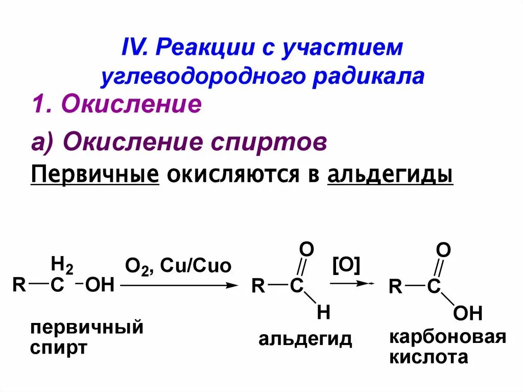 Окисление простых эфиров