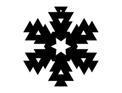 6 снежинок