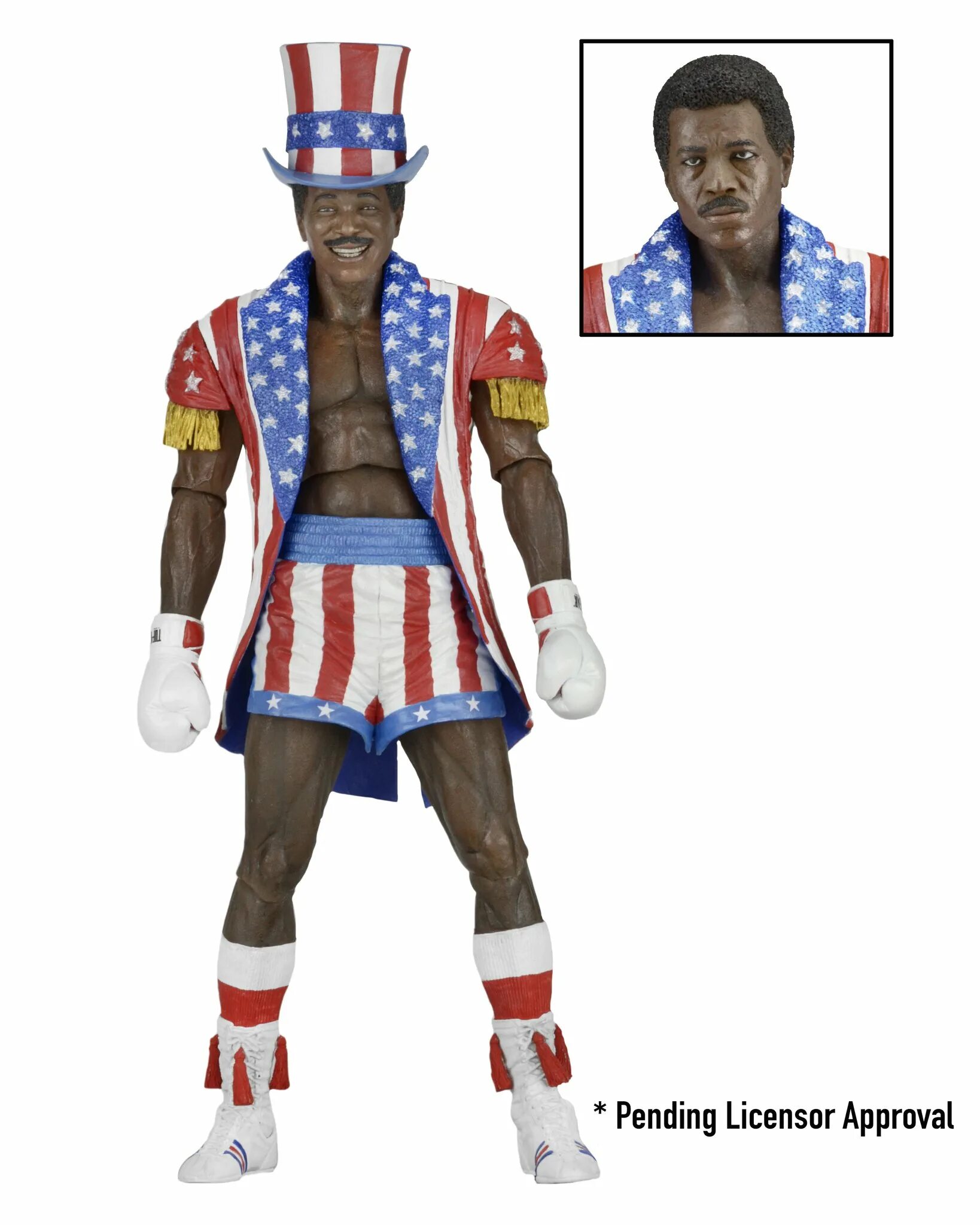 Аполло крид. Фигурка аполло крид. neca rocky 40th anniversary. аполло крид в одежде.
