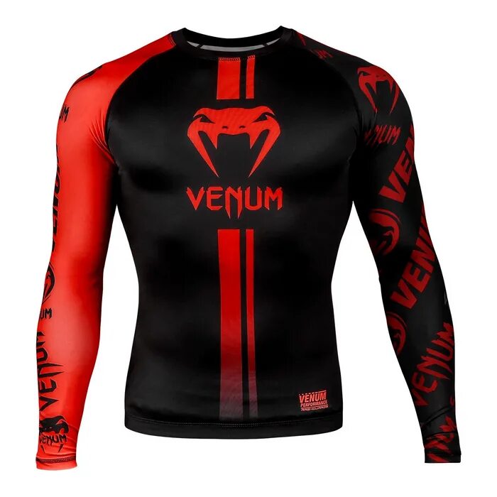 Ls black. Рашгард Venum черно красный. Fightwear Рашгард Venum. Рашгард Venum комплект мужской. Рашгард Venum logos – длинный рукав - черный/красный.