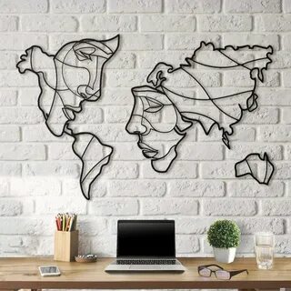 Карта из проволоки