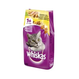 Whiskas корм сухой подушечки