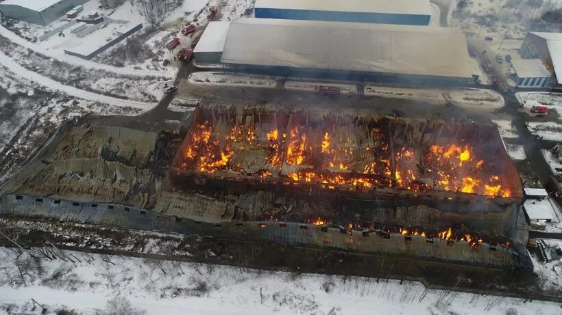 Пожар в Бронницах. Сгорел дом в раменском