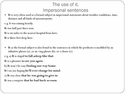 Passive constructions