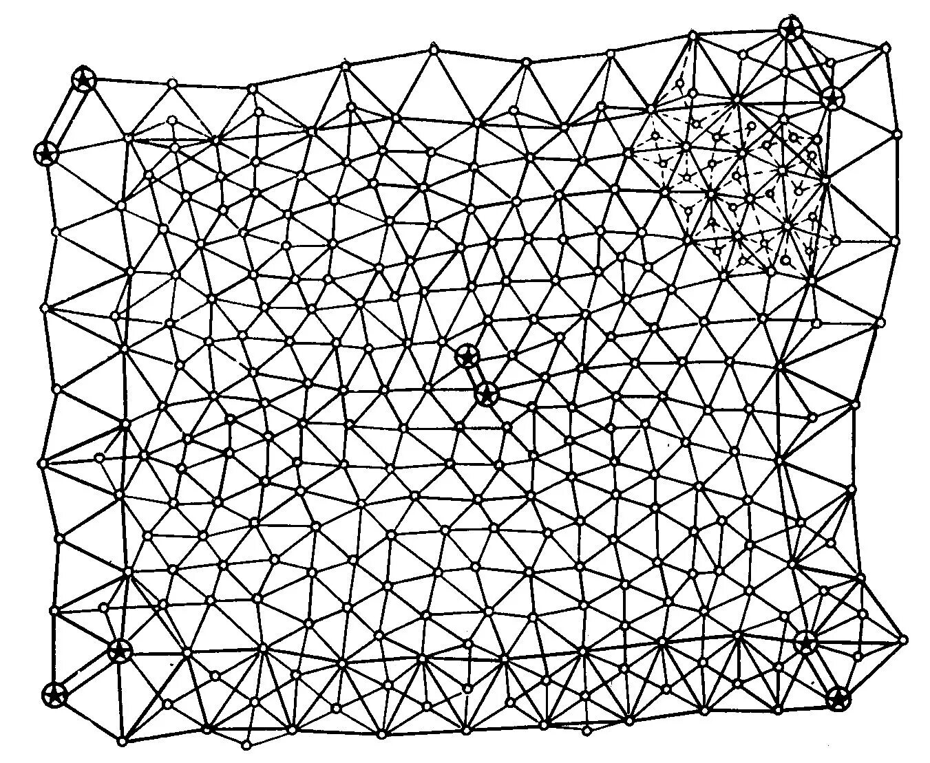 Ггс 1 класса. Схемы построения триангуляции. Метод триангуляции в геодезии. Ггс 1 класса. Опорная геодезическая сеть.