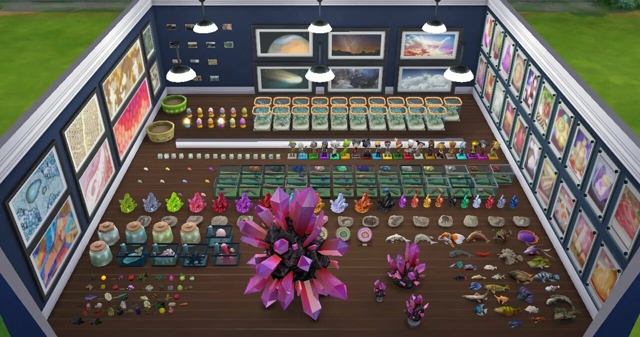 Симс 4 размещение предметов. Коллекция садоводство в симс 4. металлоискатель sims 4. витрина симс 4. симс 4 коллекция артефактов.