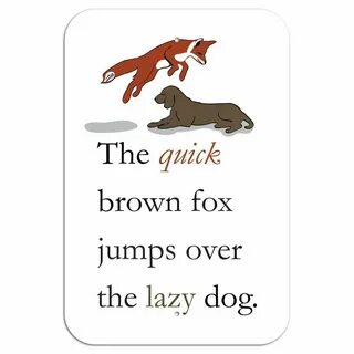 The quick brown