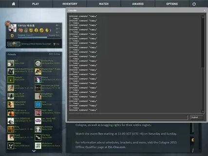 Console cs 2