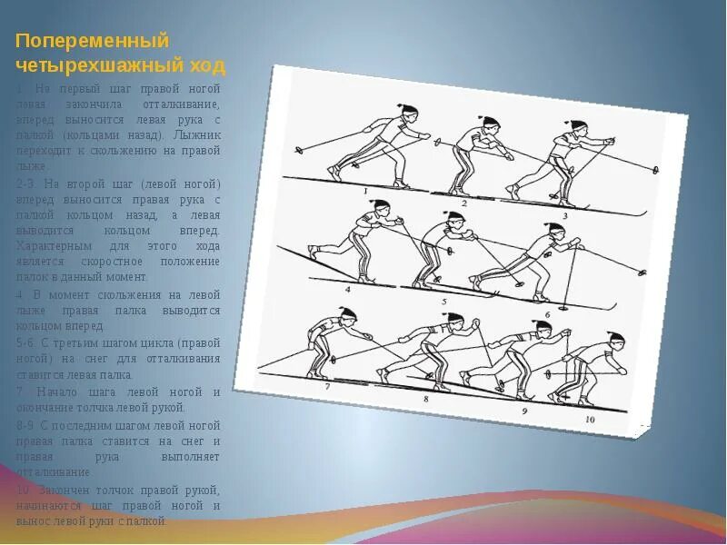Технику перемещения приставным шагом. Попеременный четырехшажный. Метание мяча скрестный шаг. Базовые шаги классической аэробики. Попеременный четырёхшажный ход.