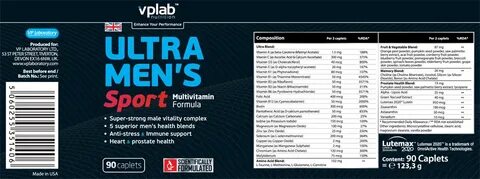 Vplab ultra men s инструкция