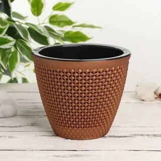Горшочек из ротанга