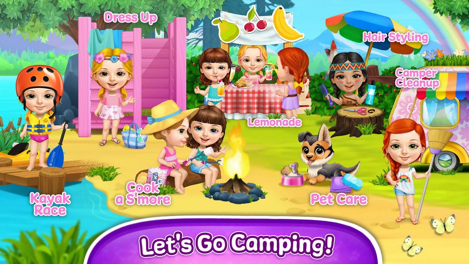 Sweet Baby girl Summer Camp. Girls & Sweets игра. Sweet Baby игра. Sweet Baby Inc игры.