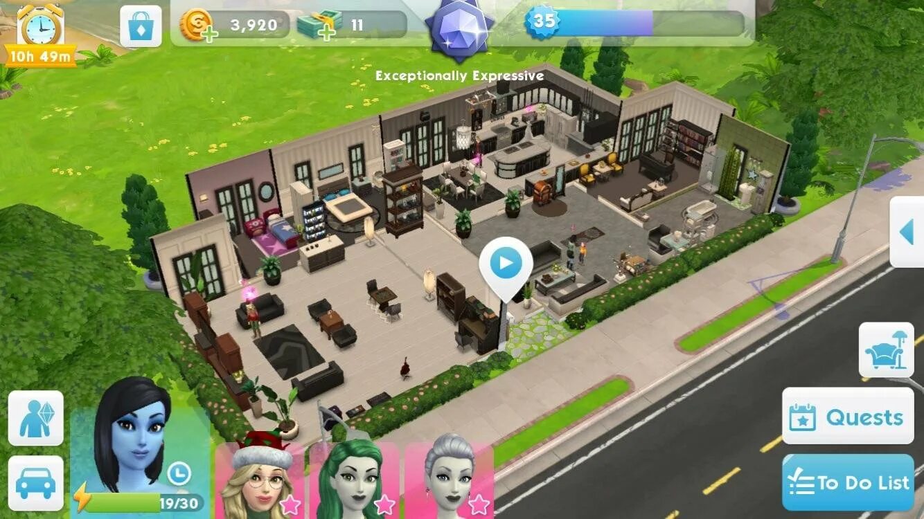 Зайди в приложение дом. Дом в симс мобайл. the sims mobile. планировка дома в симс мобайл. красивый дом в симс мобайл.