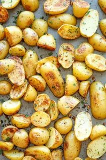 A some potatoes