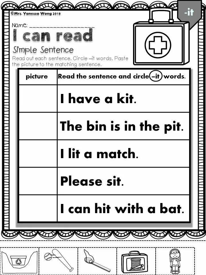 I can read simple sentences. Phonics sentences. CVC short sentences. Reading sentences Phonics.