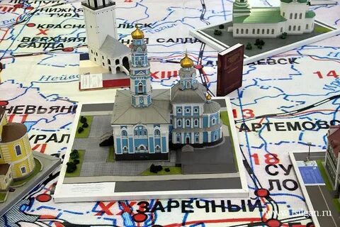 Макет екатеринбурга