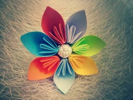 Семицветик из бумаги