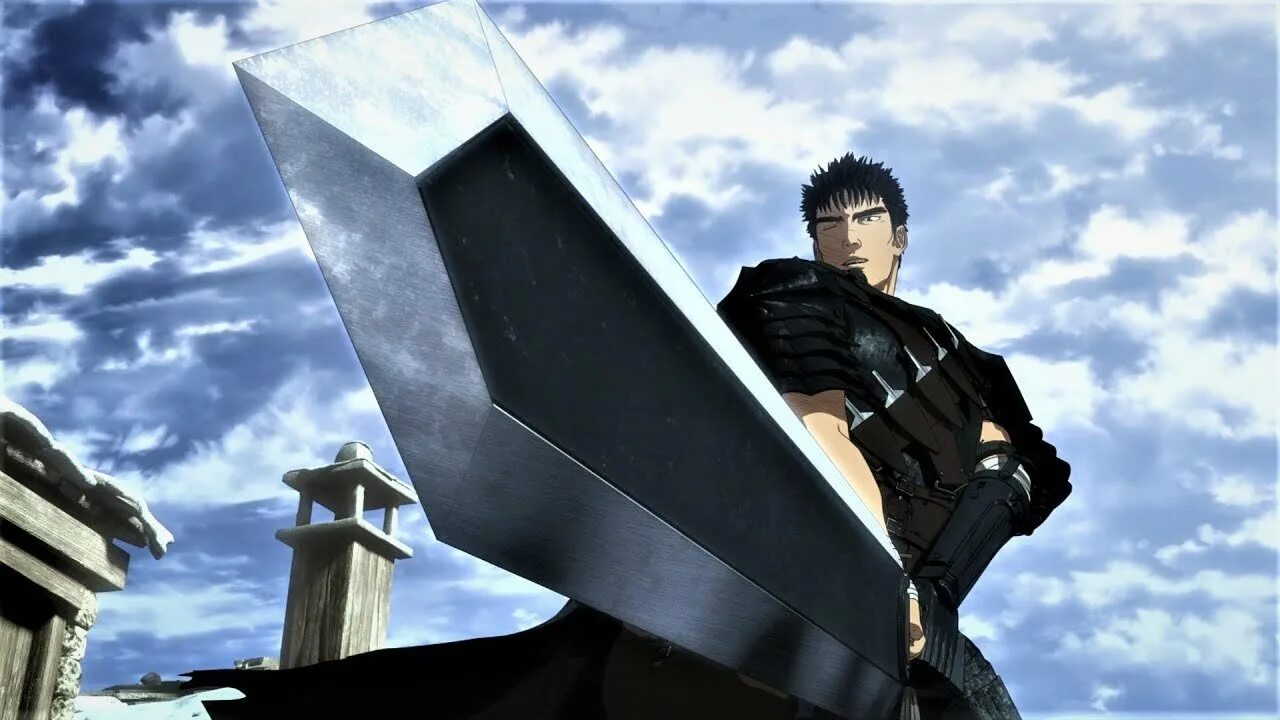 Dragon slayer берсерк. Свен гатс. Убийца драконов меч гатса. Гатс берсерк 1997. Берсерк гатс с мечом.