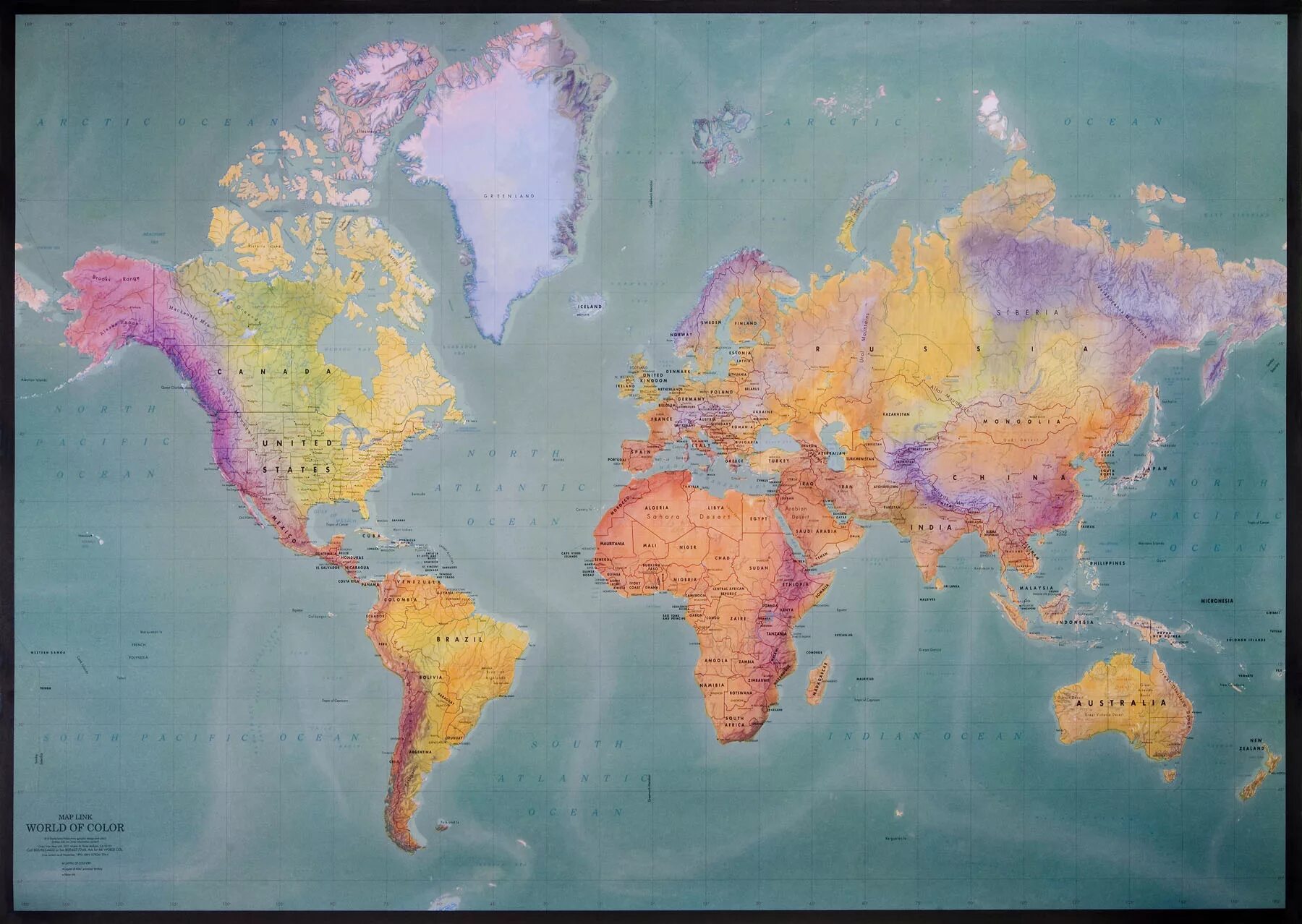 Physical world. World Map. Physic Map of World. Physical Map. World Mercator.