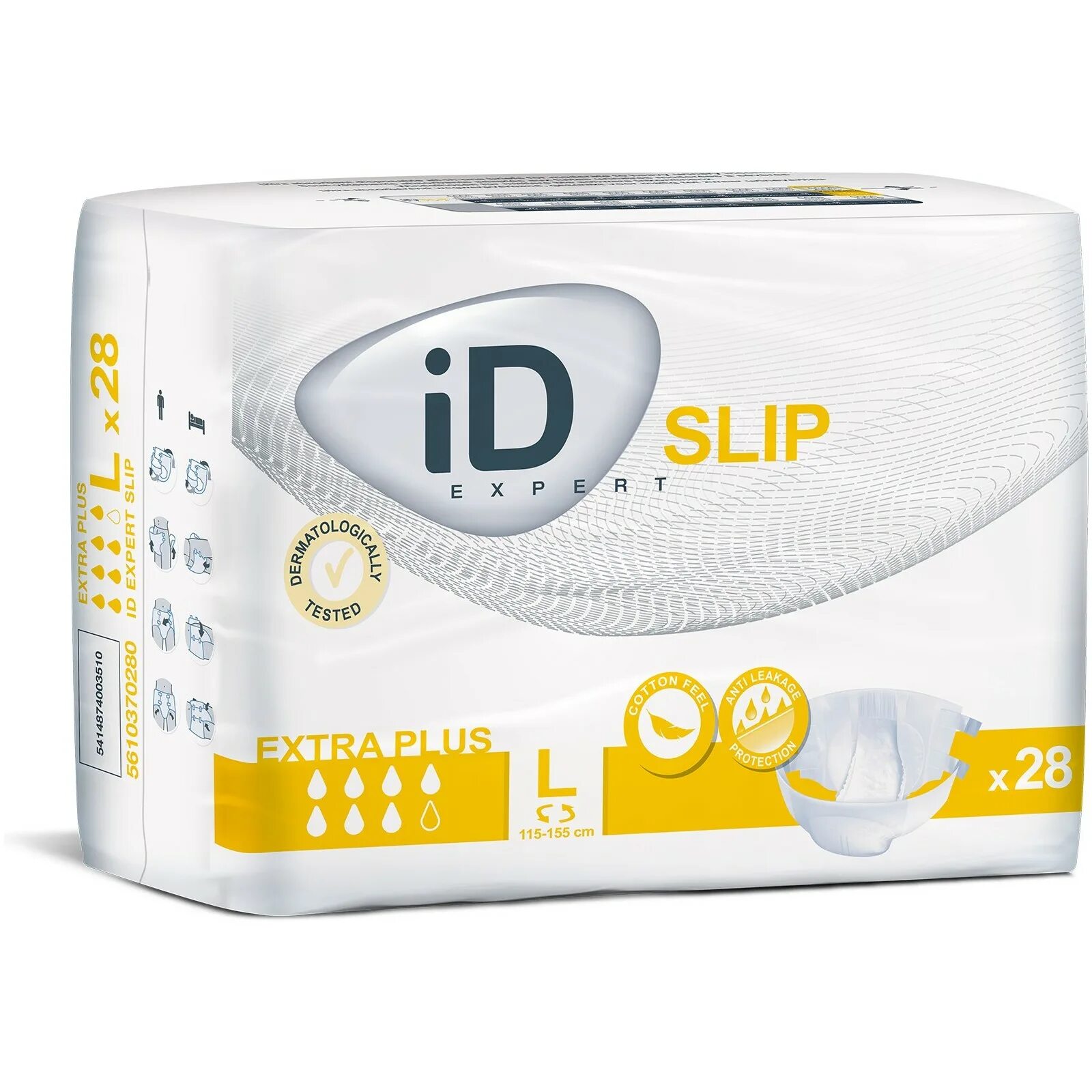 Подгузники id размер l. Id slip подгузники д/взрослых. подгузники id slip expert.