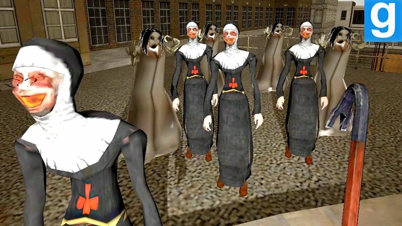 Nun mod. Молот монахини из evil nun.
