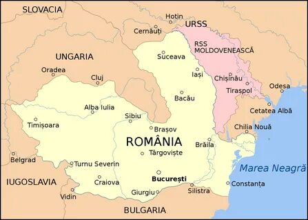 Молдавия входила в румынию