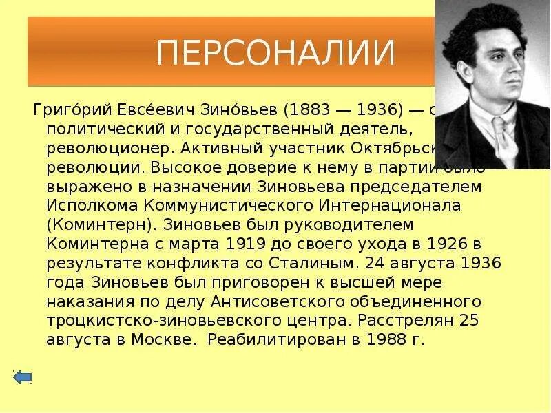 Персоналии дата
